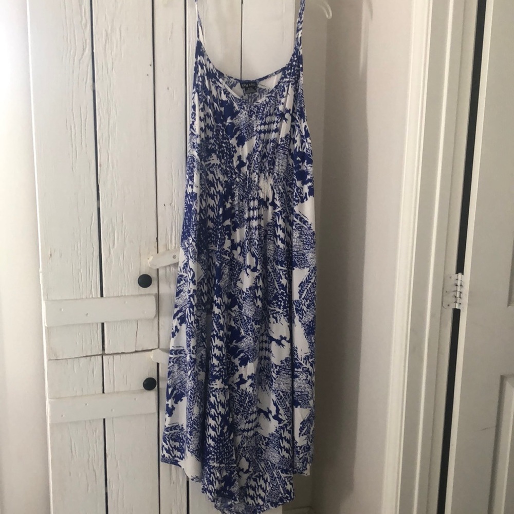 City chic  blue and white maxi dress size XL/22